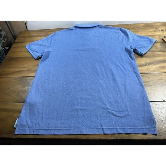 IZOD Advantage Performance Men’s Size Large Tall Blue Polo Shirt Short Sleeve - Picture 8 of 8